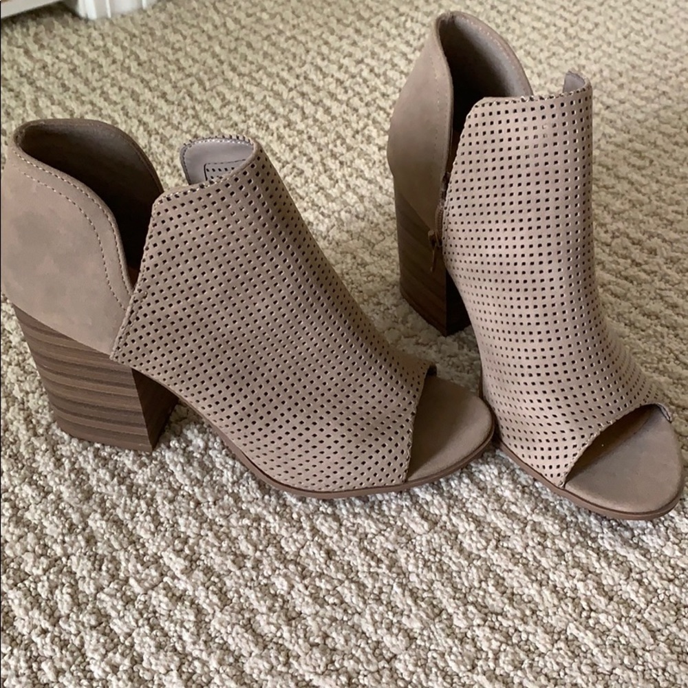 Open Toe Booties Sandals